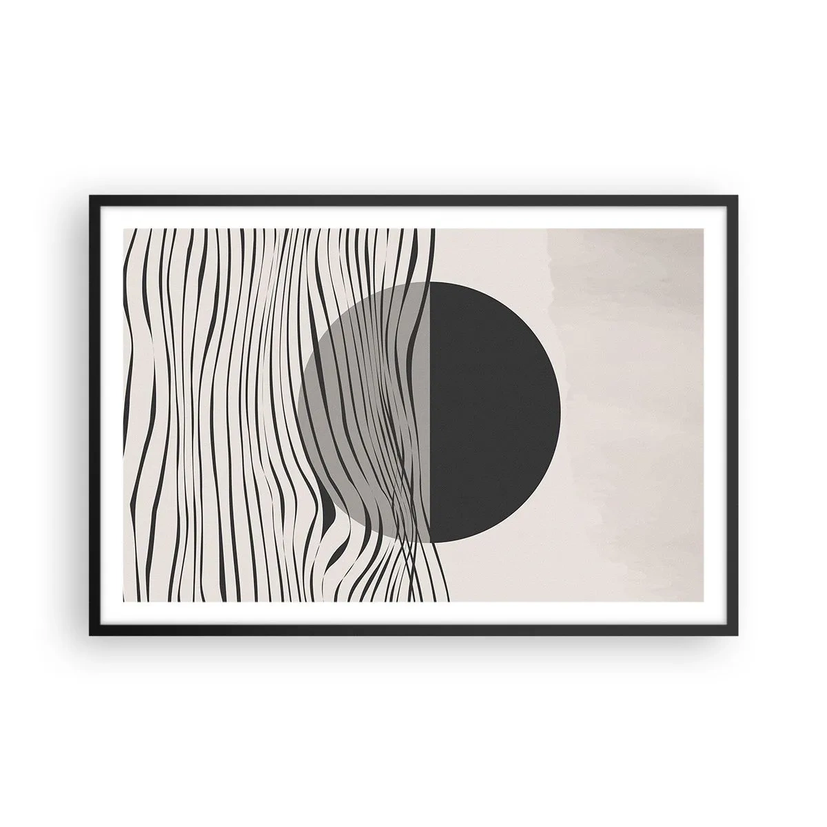 Poszter fehér keretben - A feles kompozíciója - 91x61 cm