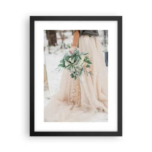 Poszter fehér keretben - És boldogan éltek, míg meg nem haltak. - 30x40 cm