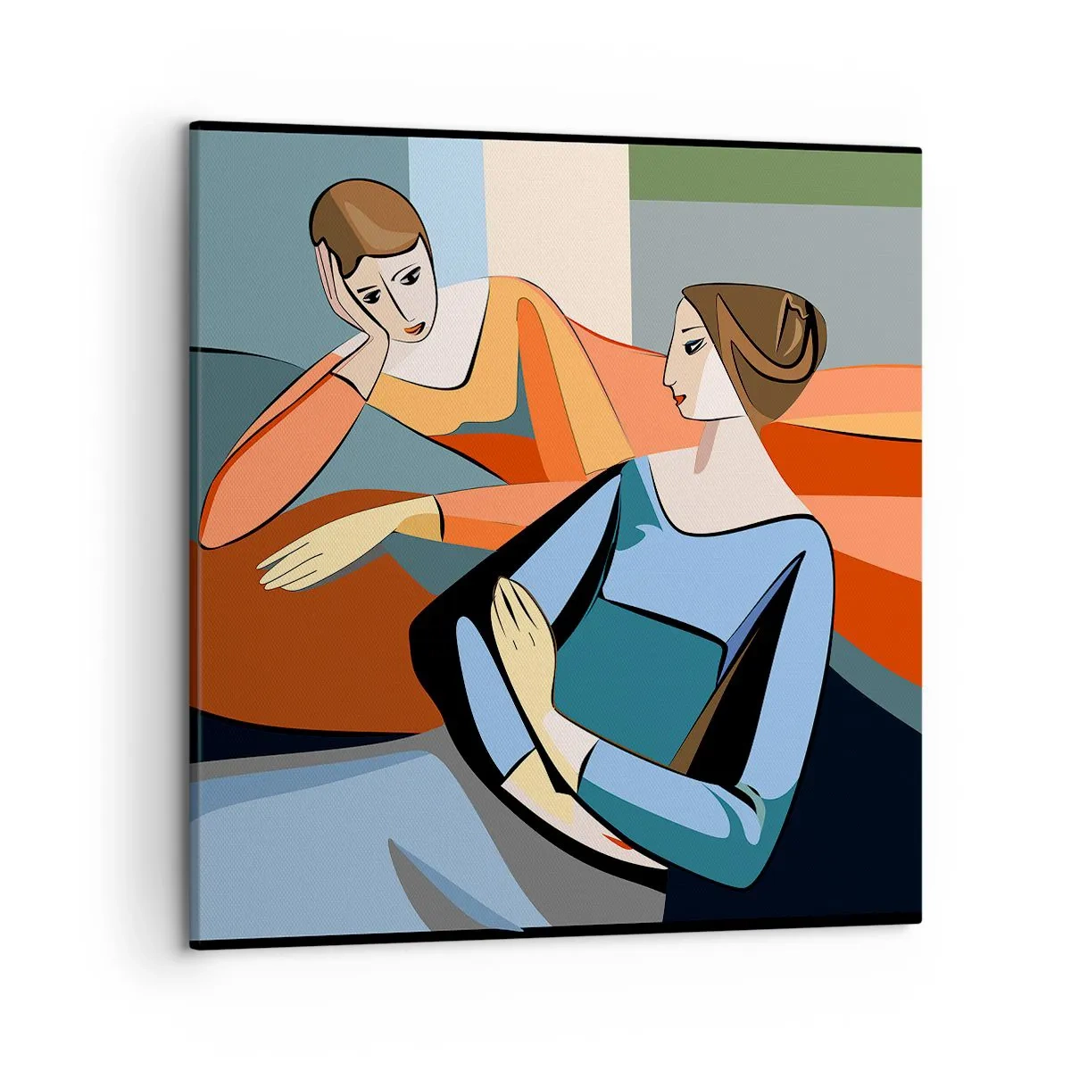 Vászonkép - A bizalmak pillanata - 50x50 cm