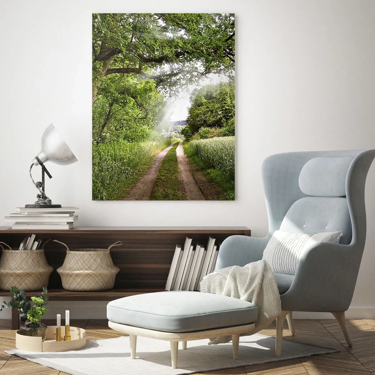 Üveg kép - Et in Arcadia ego - 50x70 cm