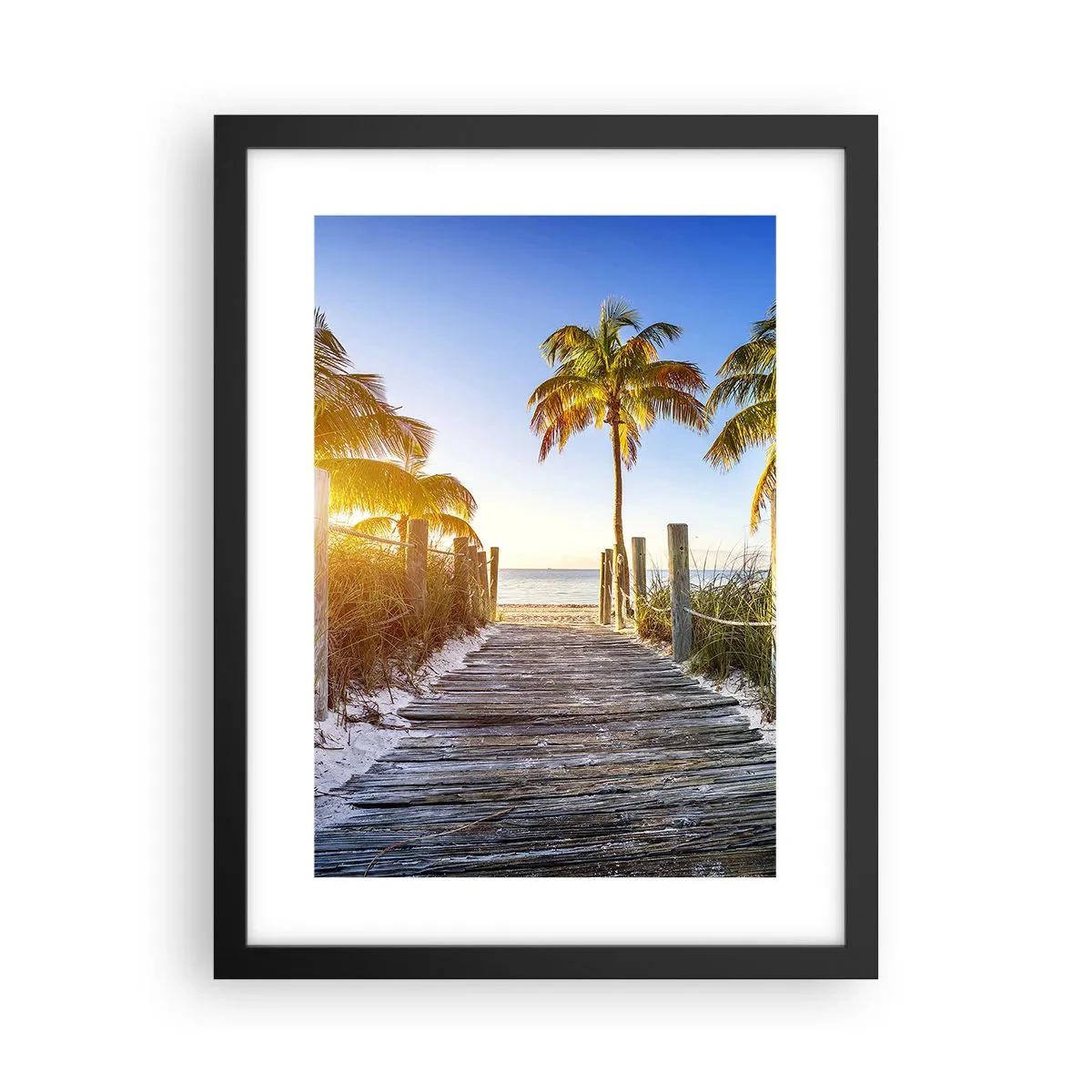 Poszter fehér keretben - Egyenesen a paradicsomba - 30x40 cm