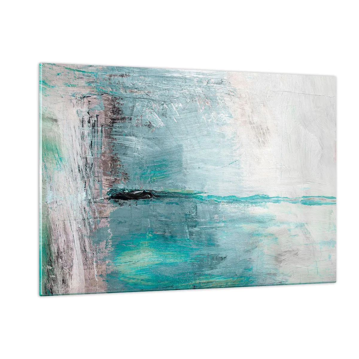 Üveg kép - Vízszintesen kék színben - 120x80 cm