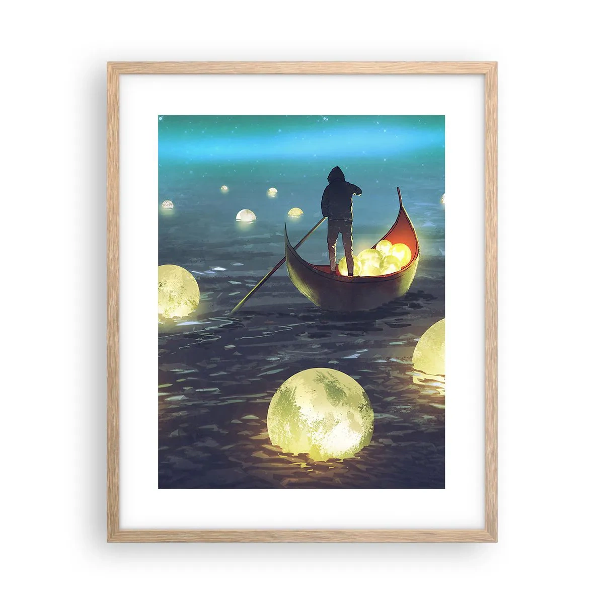 Poszter világos tölgy keretben - Olyan dolgok, amelyekről a filozófusok soha nem álmodtak - 40x50 cm