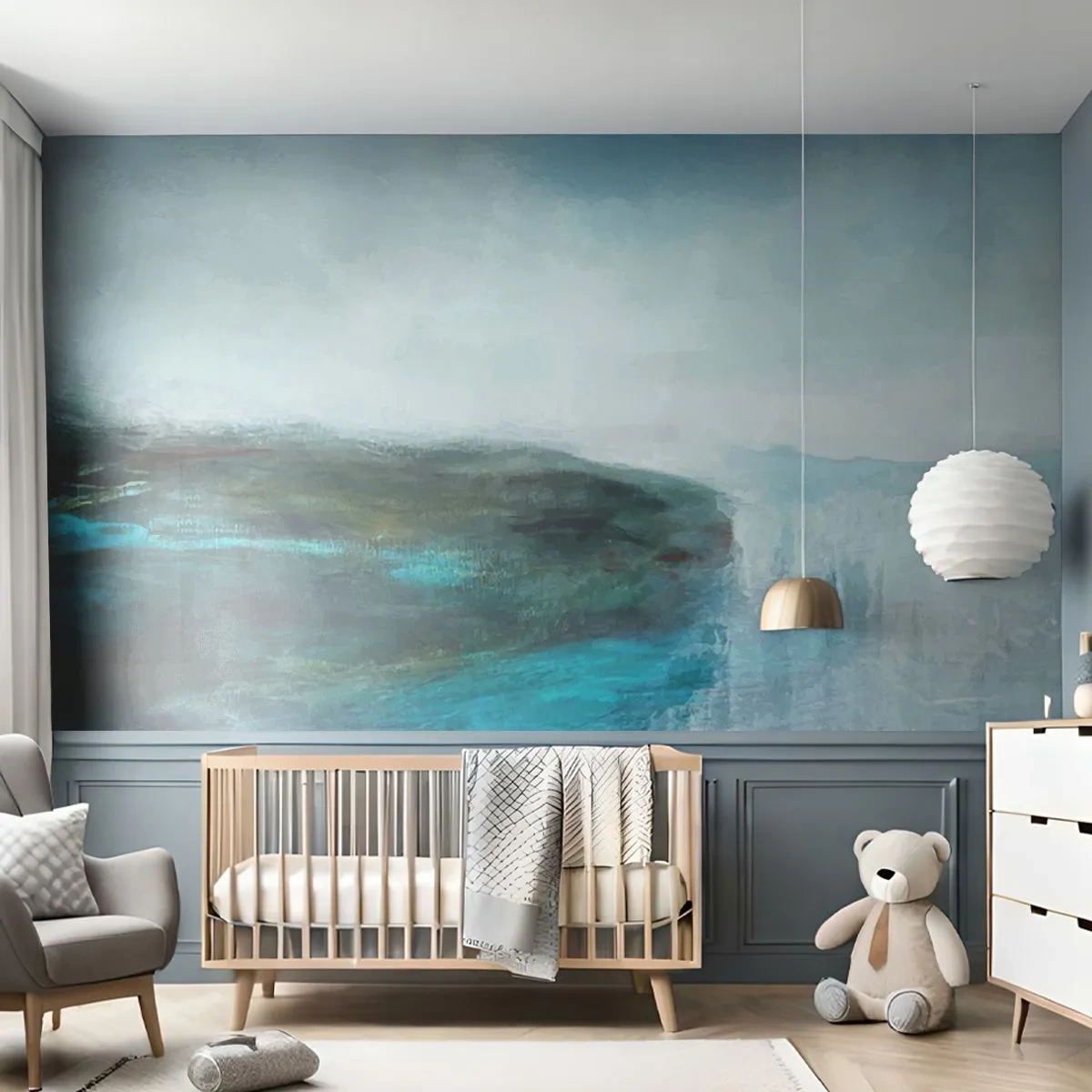 Fotótapéta Premium Sand - Tengeri absztrakció - Absztrakció, Kortárs, Tenger - 300x210 cm