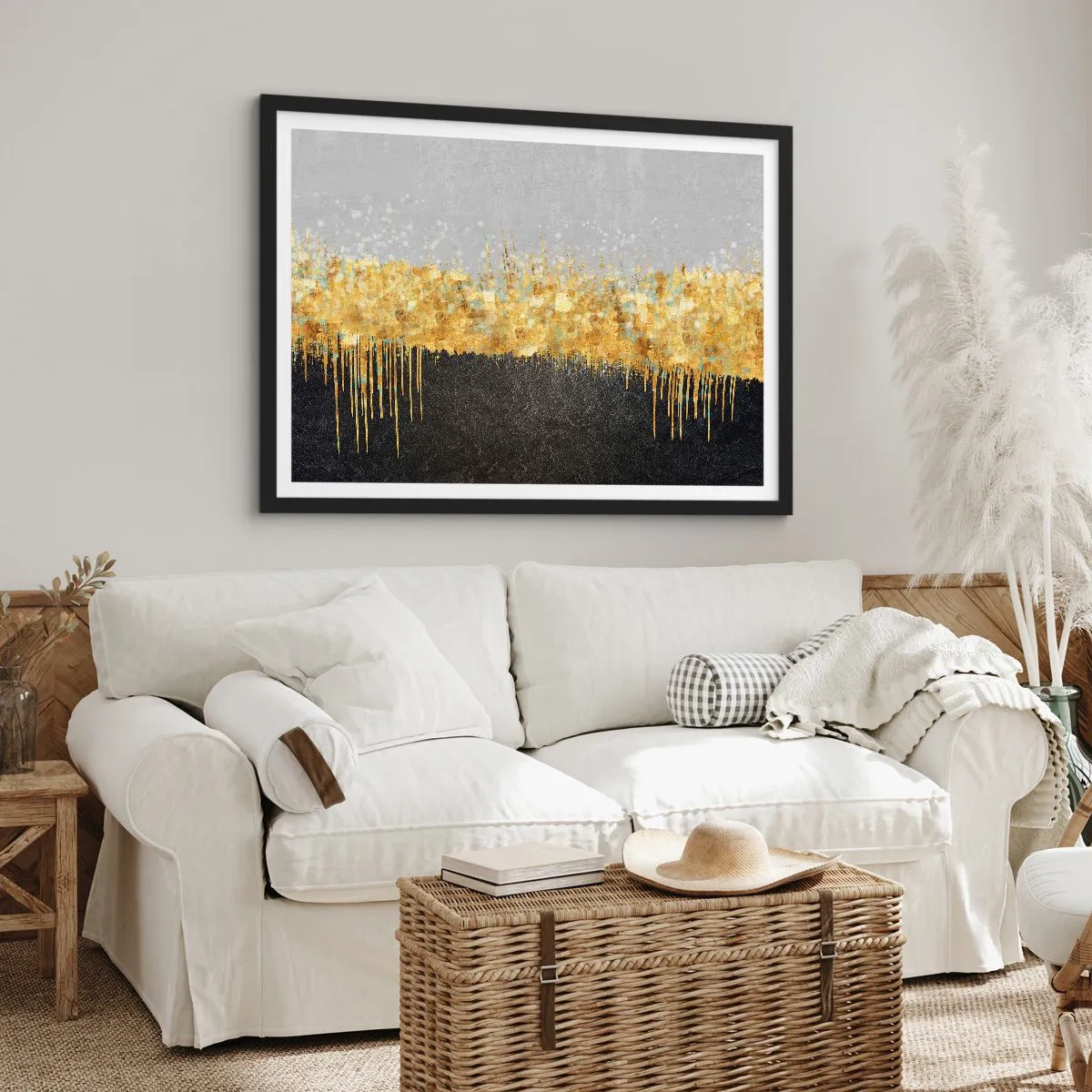 Poszter fehér keretben - Befelé és felfelé - 100x70 cm