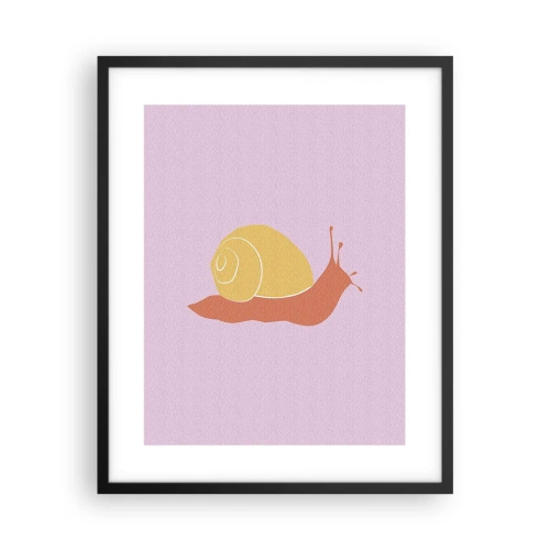 Poszter fehér keretben - Nem kell sietni - 40x50 cm