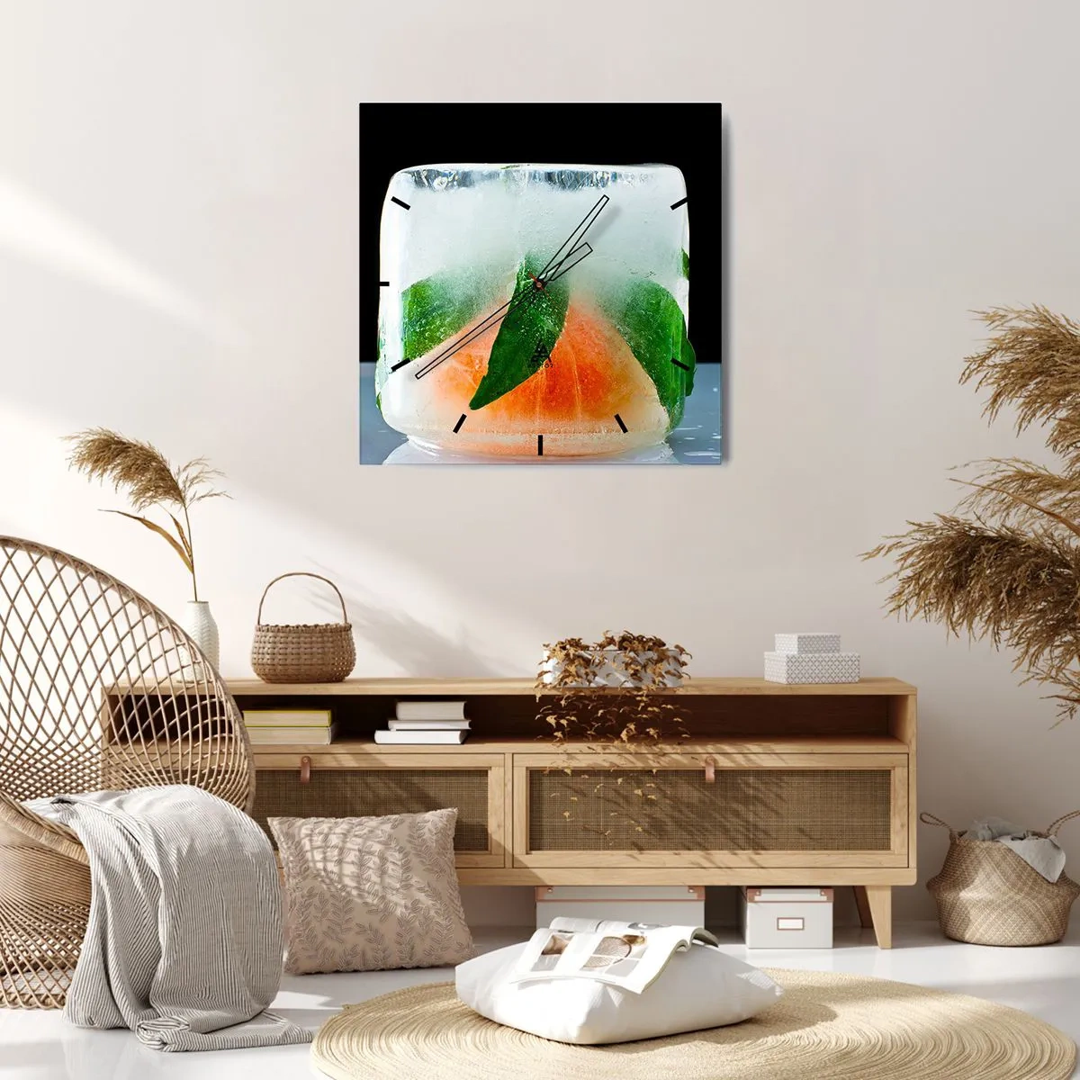 Falióra, Óra - Friss és hűvös - 30x30 cm