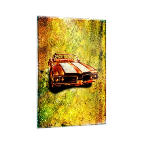 Üveg kép - Formákba varázsolt erő - 70x100 cm