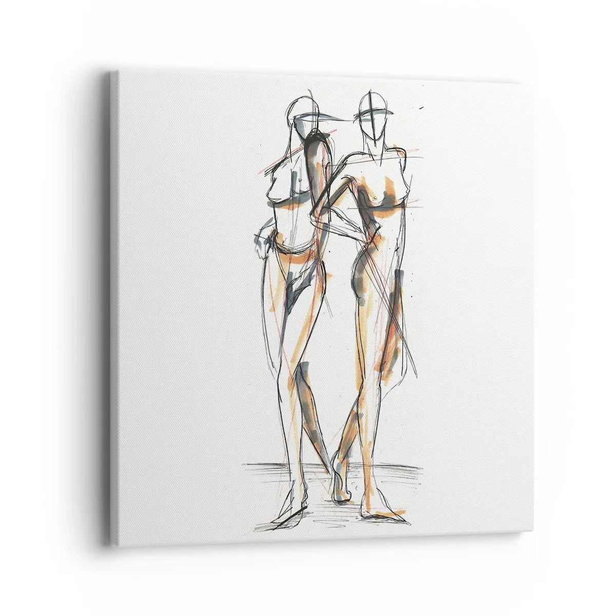 Vászonkép - A kegyelem tanulmánya - 40x40 cm