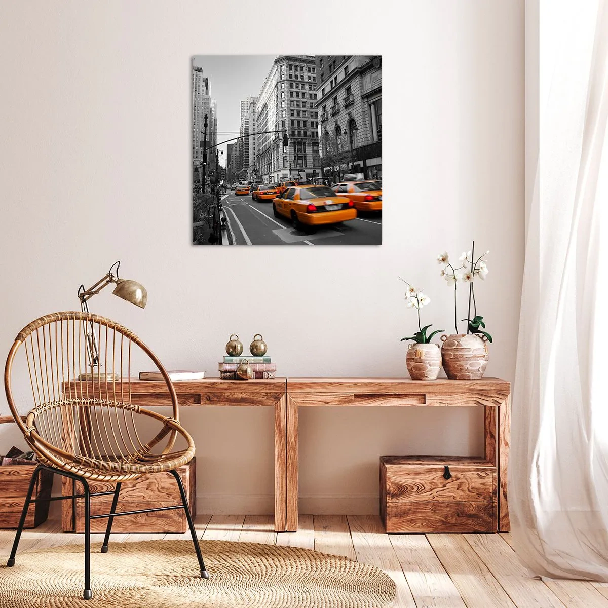 Vászonkép - Nagyvárosi napok - 40x40 cm