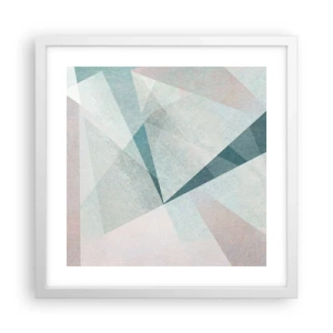 Poszter fekete keretben - Nyugodtan, de dinamikusan - 40x40 cm