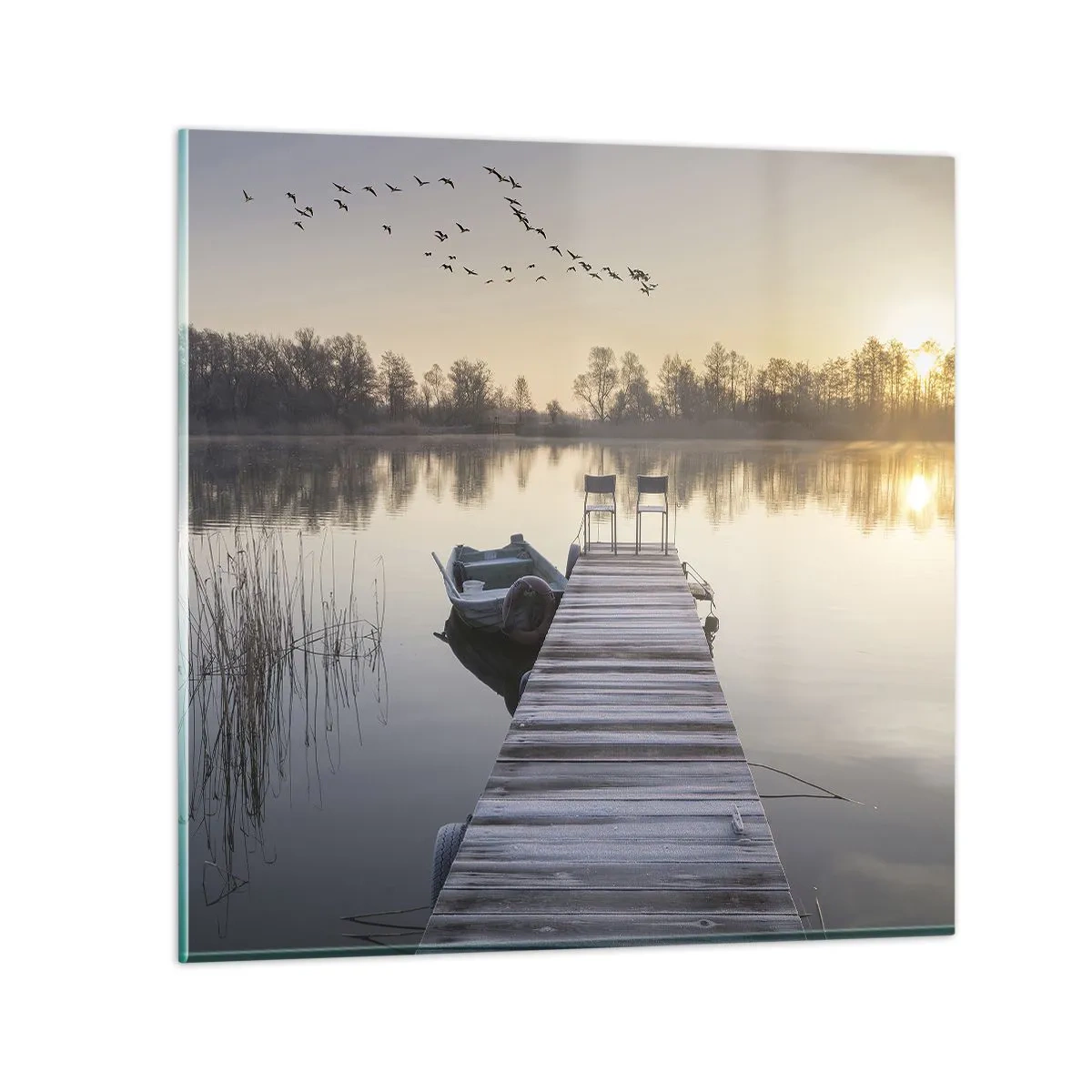 Üveg kép - Egy kis idő múlva visszajövök - 70x70 cm