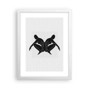 Poszter fekete keretben - Egy közös lélek - 30x40 cm