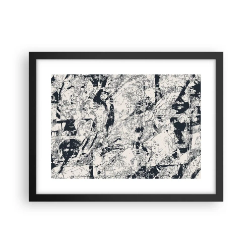 Poszter fehér keretben - Az ellentétek egymásba fonódása - 40x30 cm