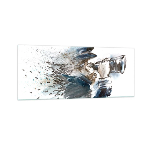 Üveg kép - Tíz a Beaufort-skálán! - 100x40 cm