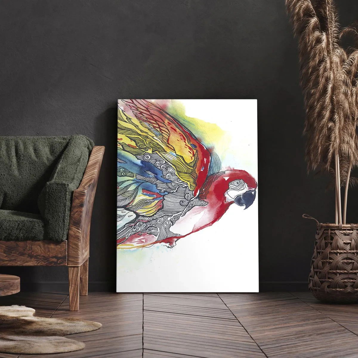 Vászonkép - Élj színesen - 50x70 cm