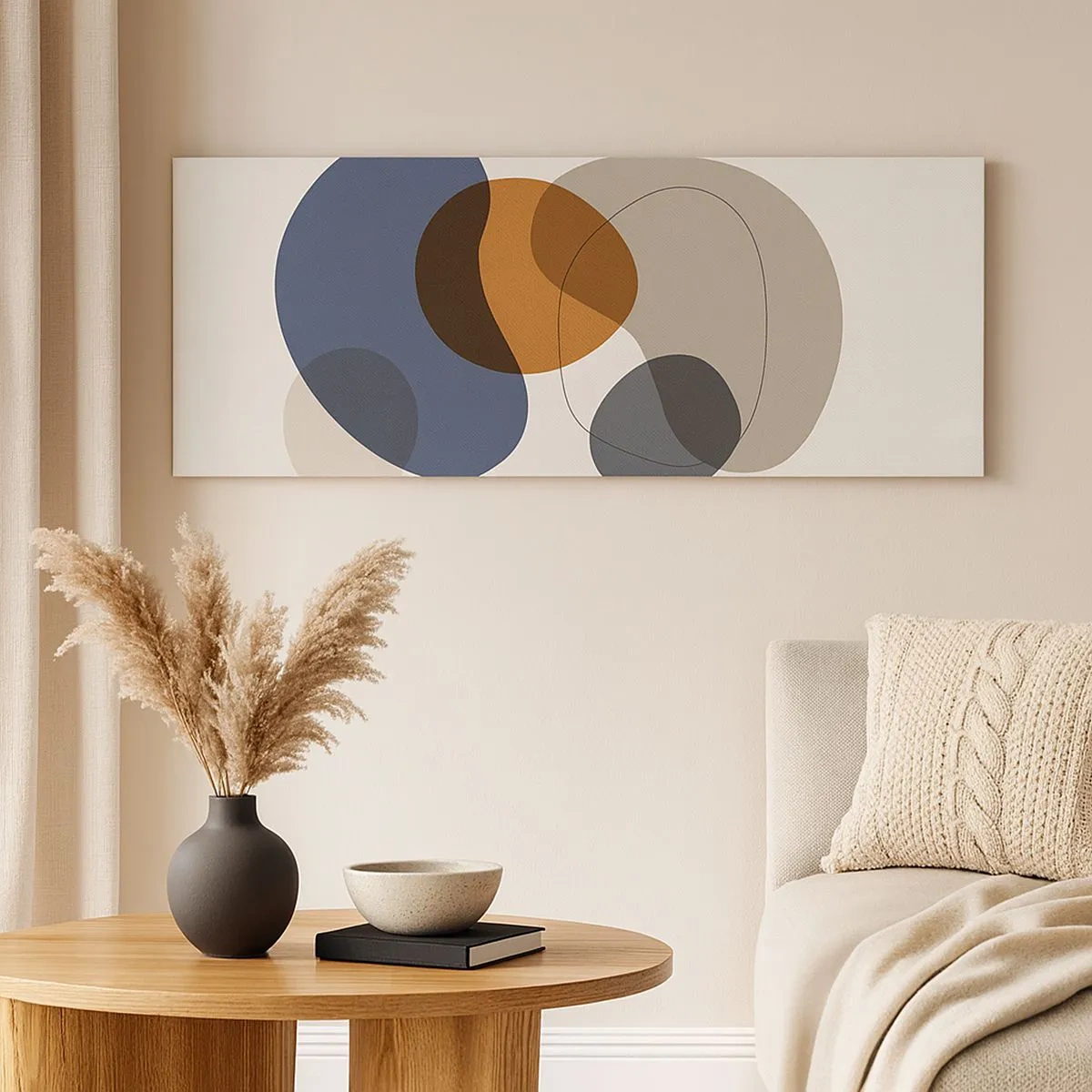 Vászonkép - Színek cseppjei - 100x40 cm