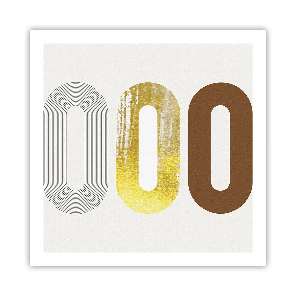 Poszter - Óóó! - 60x60 cm