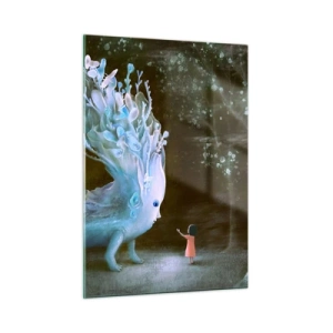 Üveg kép - Fantasztikus találkozás - 50x70 cm