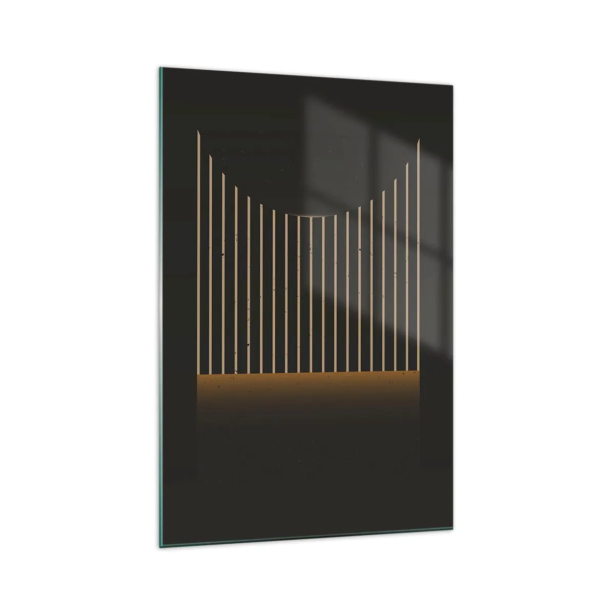 Üveg kép - Fedezze fel a sötétséget - 70x100 cm