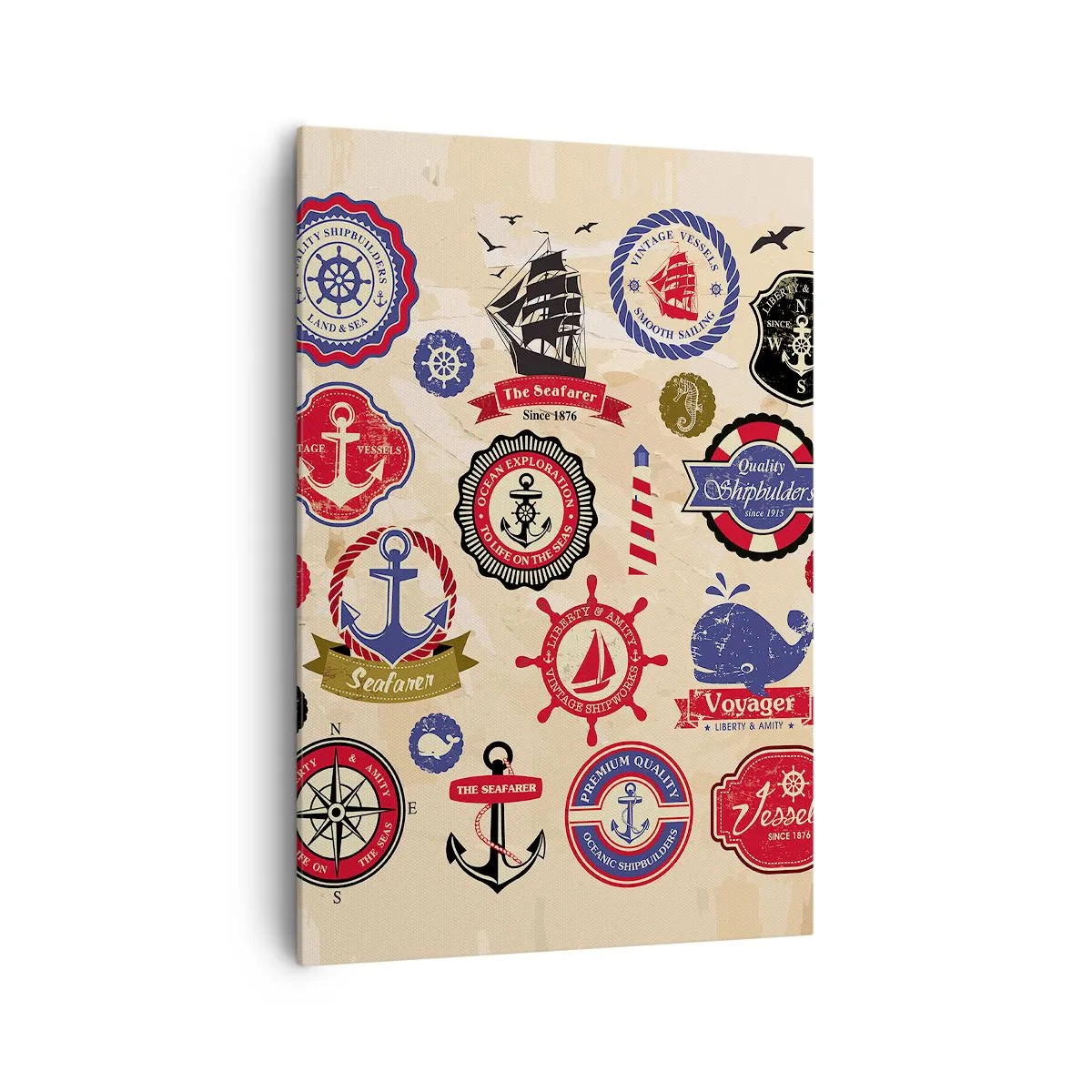 Vászonkép - Vitorlás testvériség - 70x100 cm