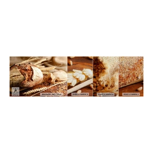 Fotótapéta Minta Premium Sand - Étvágygerjesztő, illatos, ropogós - Kenyér, Búzaszem, Gasztronómia - 100x30 cm