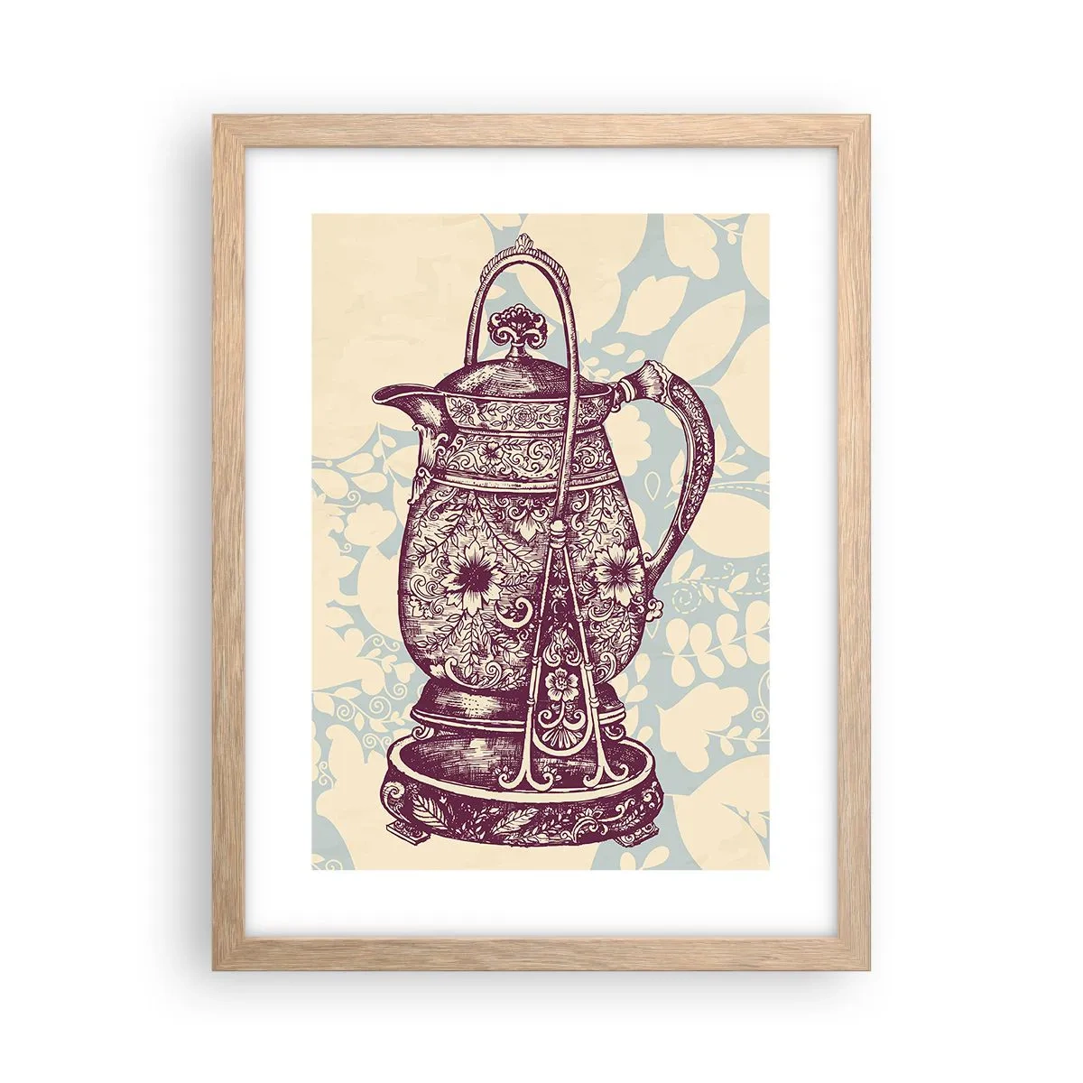 Poszter világos tölgy keretben - A mindennapi élet szépsége - 30x40 cm