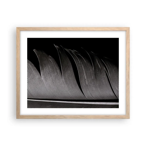 Poszter világos tölgy keretben - Toll - egy csodálatos konstrukció - 50x40 cm