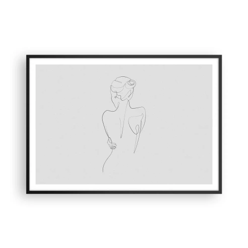 Poszter fehér keretben - Testzene - 100x70 cm