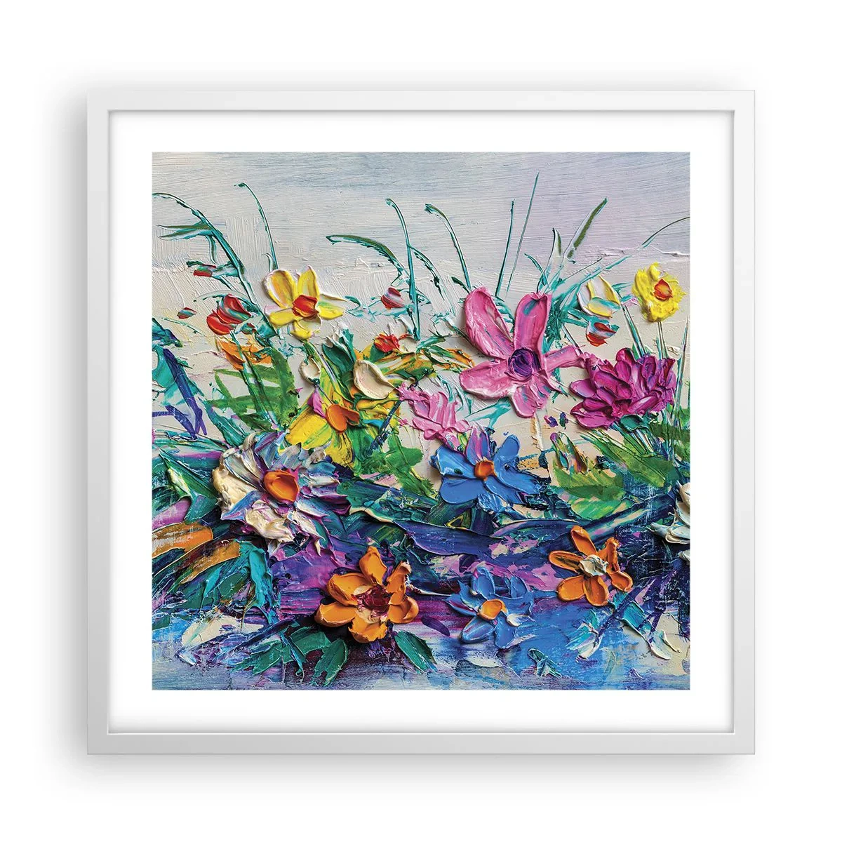 Poszter fekete keretben - Egyáltalán nem csendélet - 50x50 cm