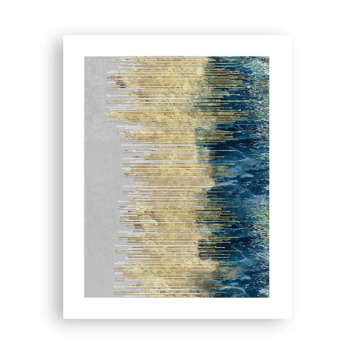 Poszter - Aranyozott határ - 40x50 cm