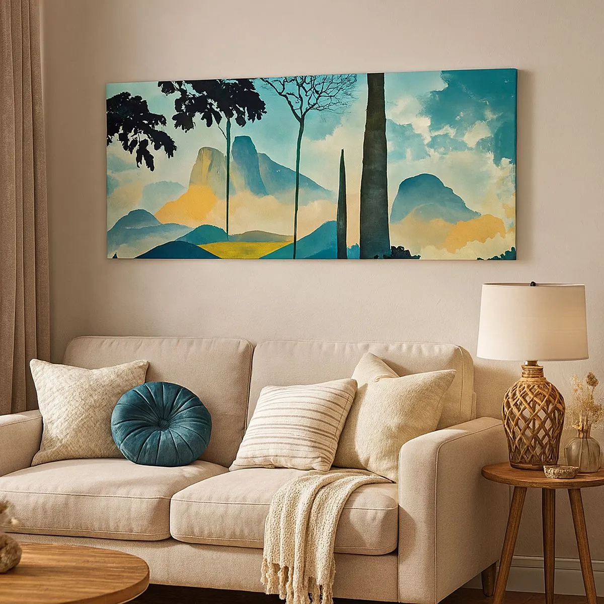 Vászonkép - Mindíg magasabbra és magasabbra - 100x40 cm