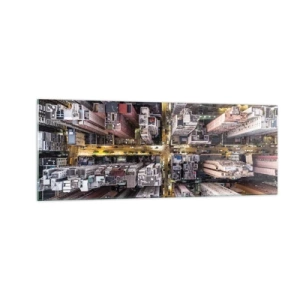 Üveg kép - Üdvözlet Hongkongból - 140x50 cm