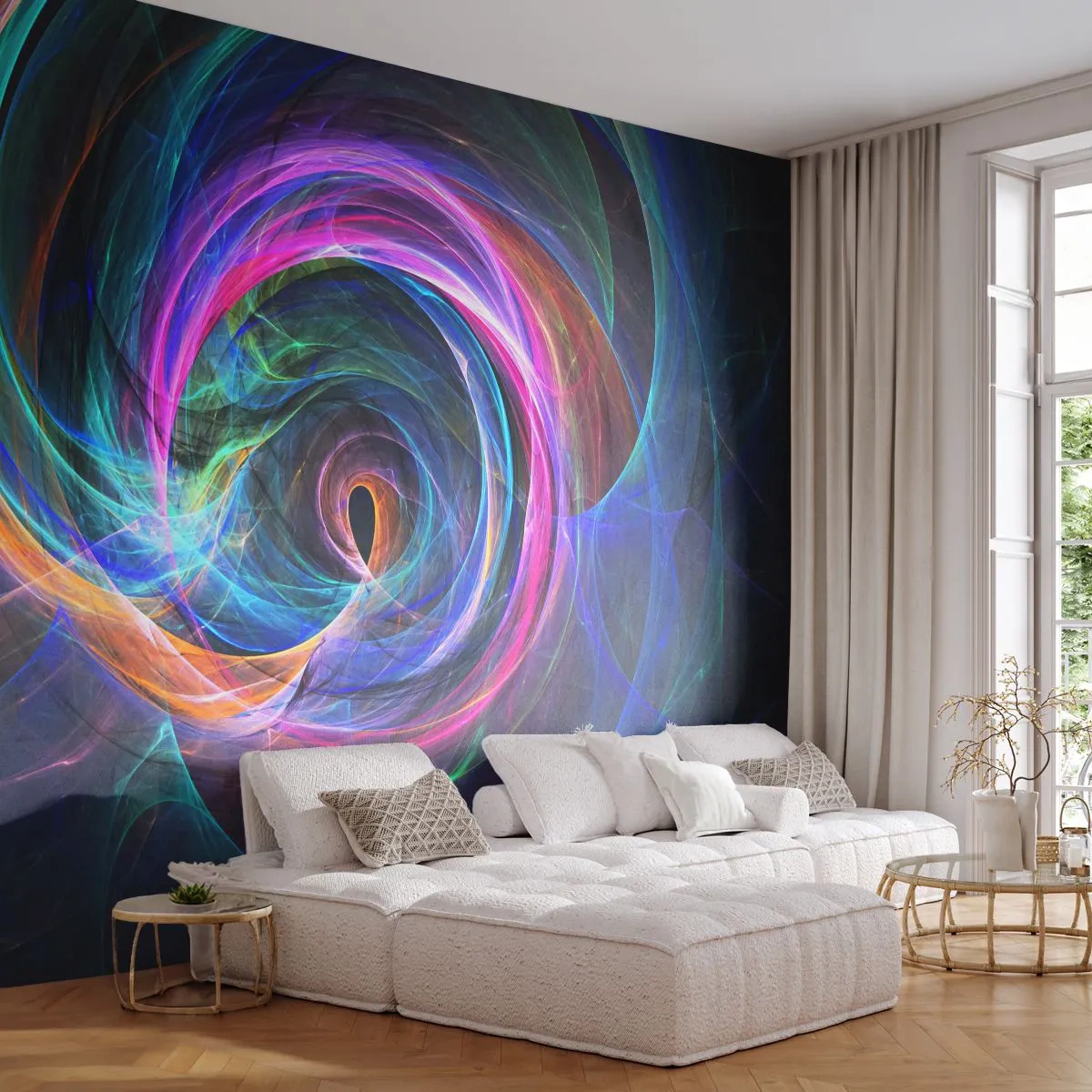 Fotótapéta Premium Canvas - Hova viszel? - Absztrakció, Darab, Örvény - 200x140 cm