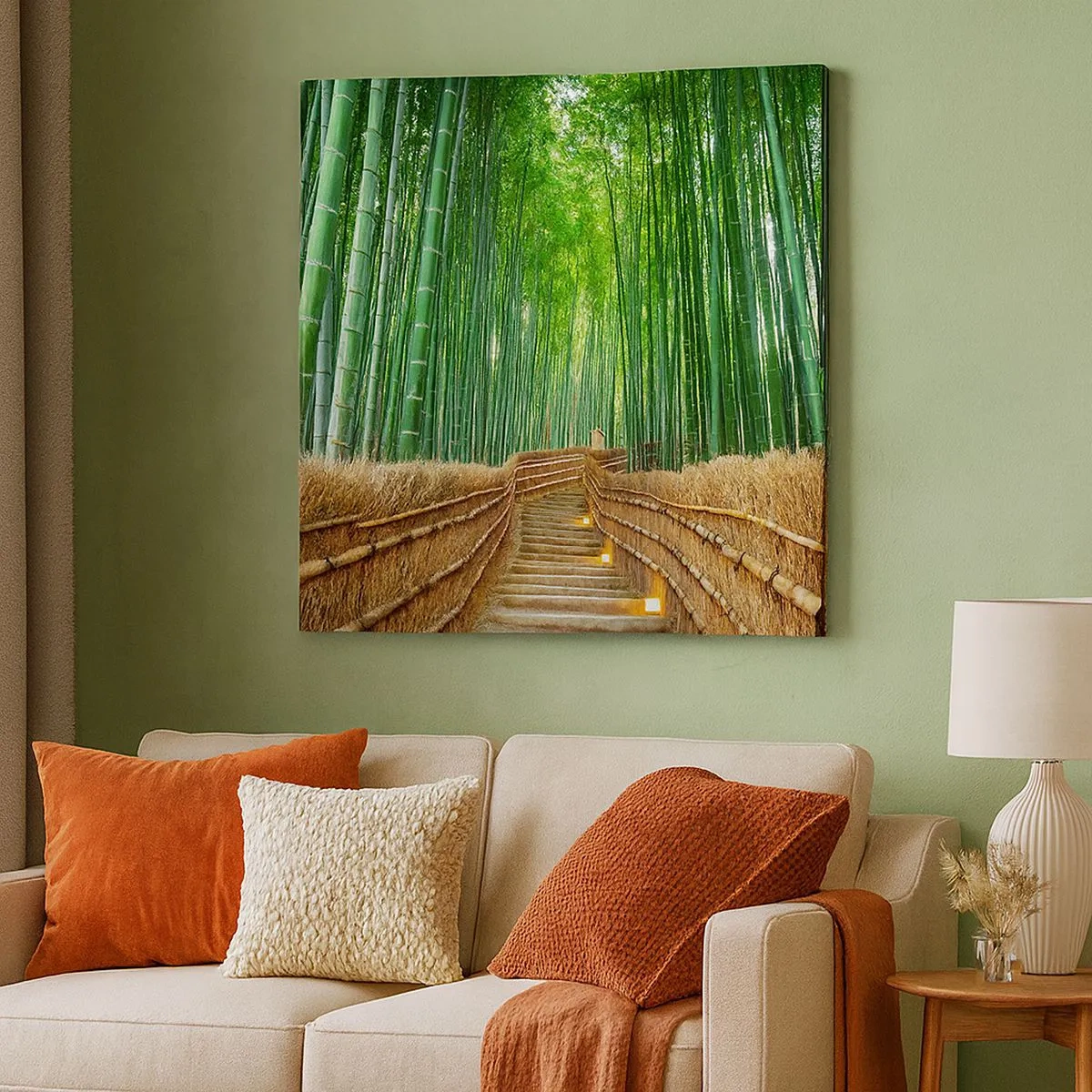 Vászonkép - Az ázsiai természet esszenciája - 30x30 cm