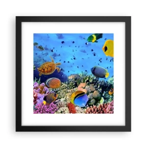 Poszter fehér keretben - És mit tudunk az életről... - 30x30 cm