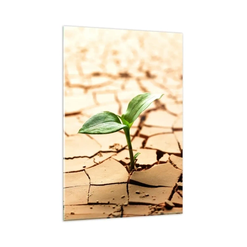 Üveg kép - Az élet fékezhetetlen ereje - 80x120 cm