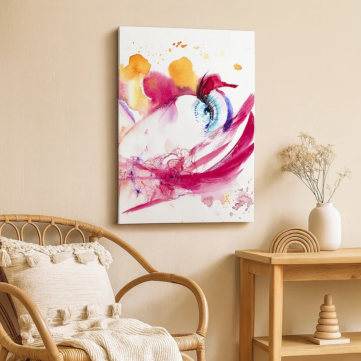 Vászonkép - A világ a közelségben virágzik - 50x70 cm