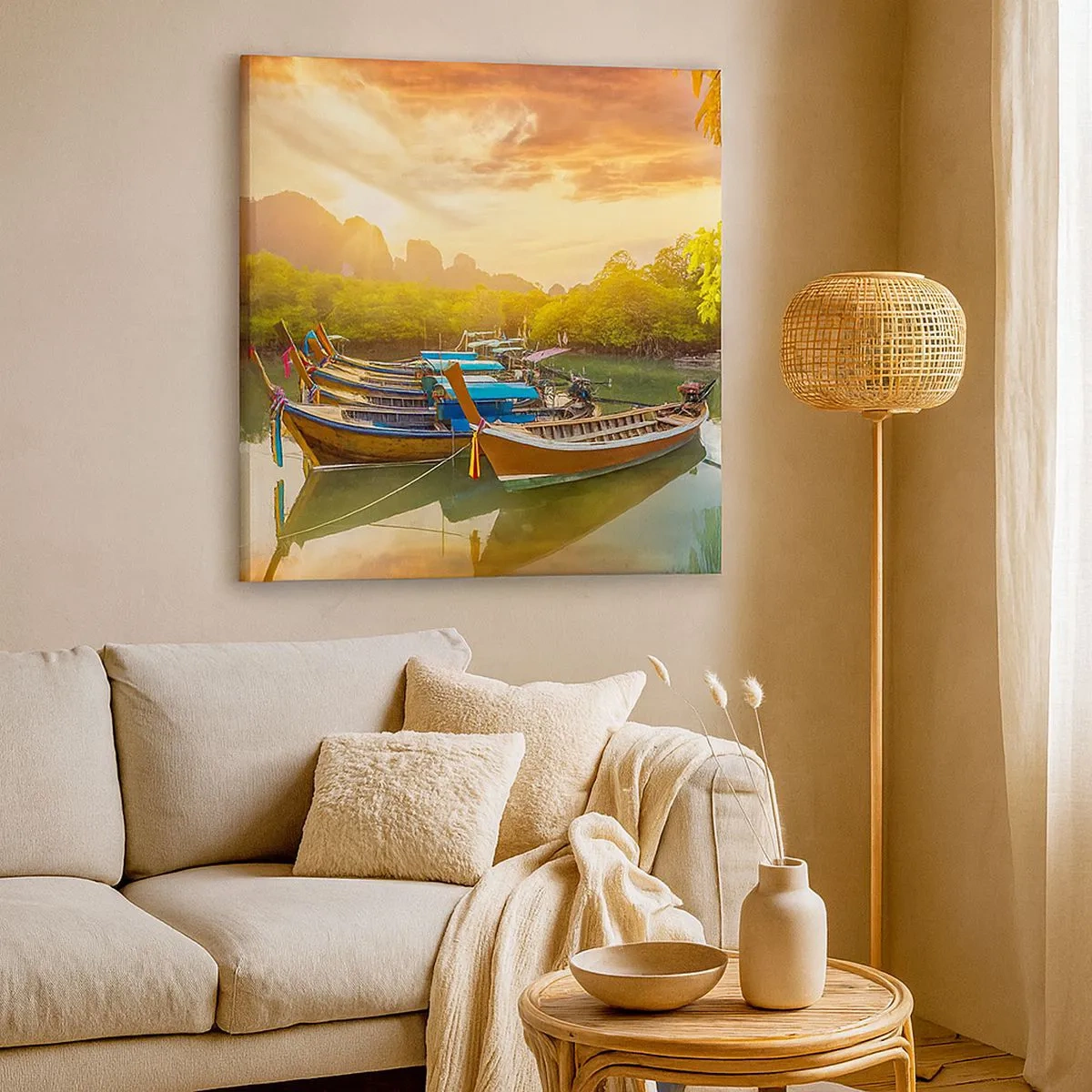 Vászonkép - Egy dolgos nap előtt - 30x30 cm