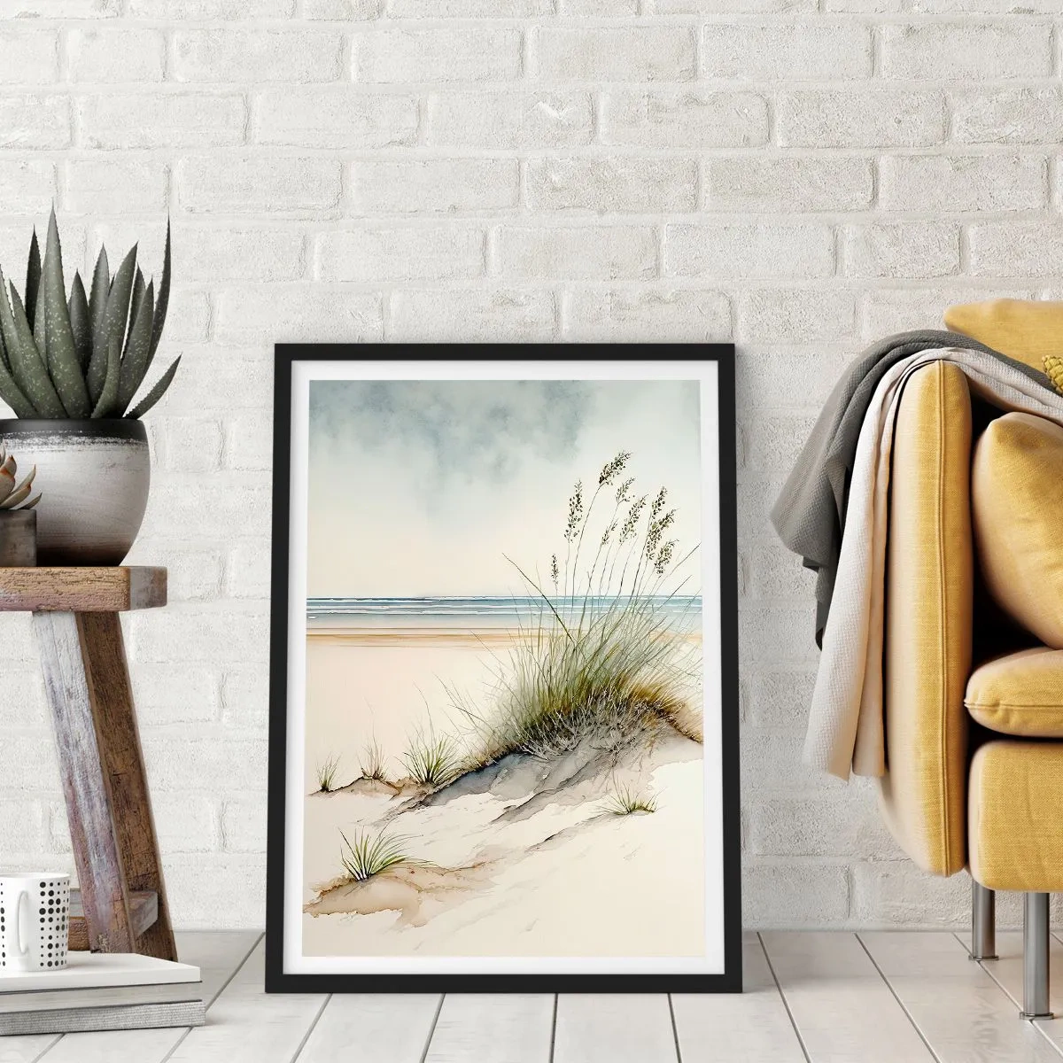 Poszter fehér keretben - A szél által kényeztetve - 61x91 cm