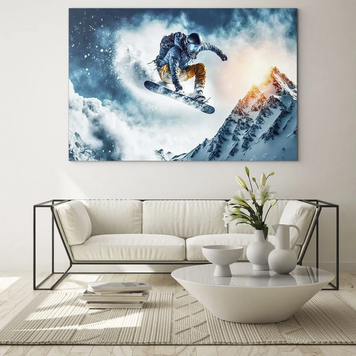 Üveg kép - Extrém érzelmek - 70x50 cm