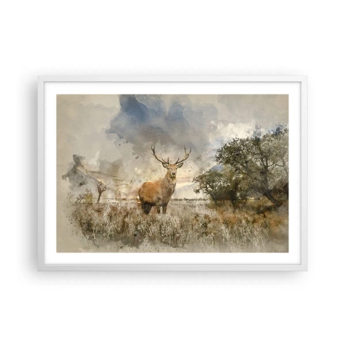 Poszter fekete keretben - Becsület – erő – méltóság - 70x50 cm