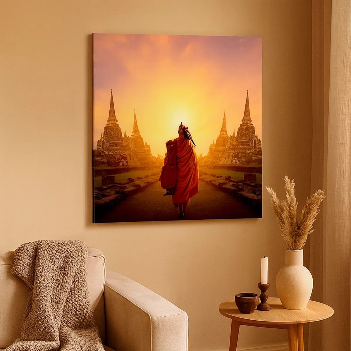 Vászonkép - Nyugalomban a végtelenségen át - 30x30 cm