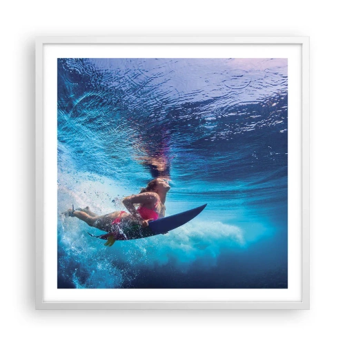 Poszter fekete keretben - Az öröm mélysége - 60x60 cm