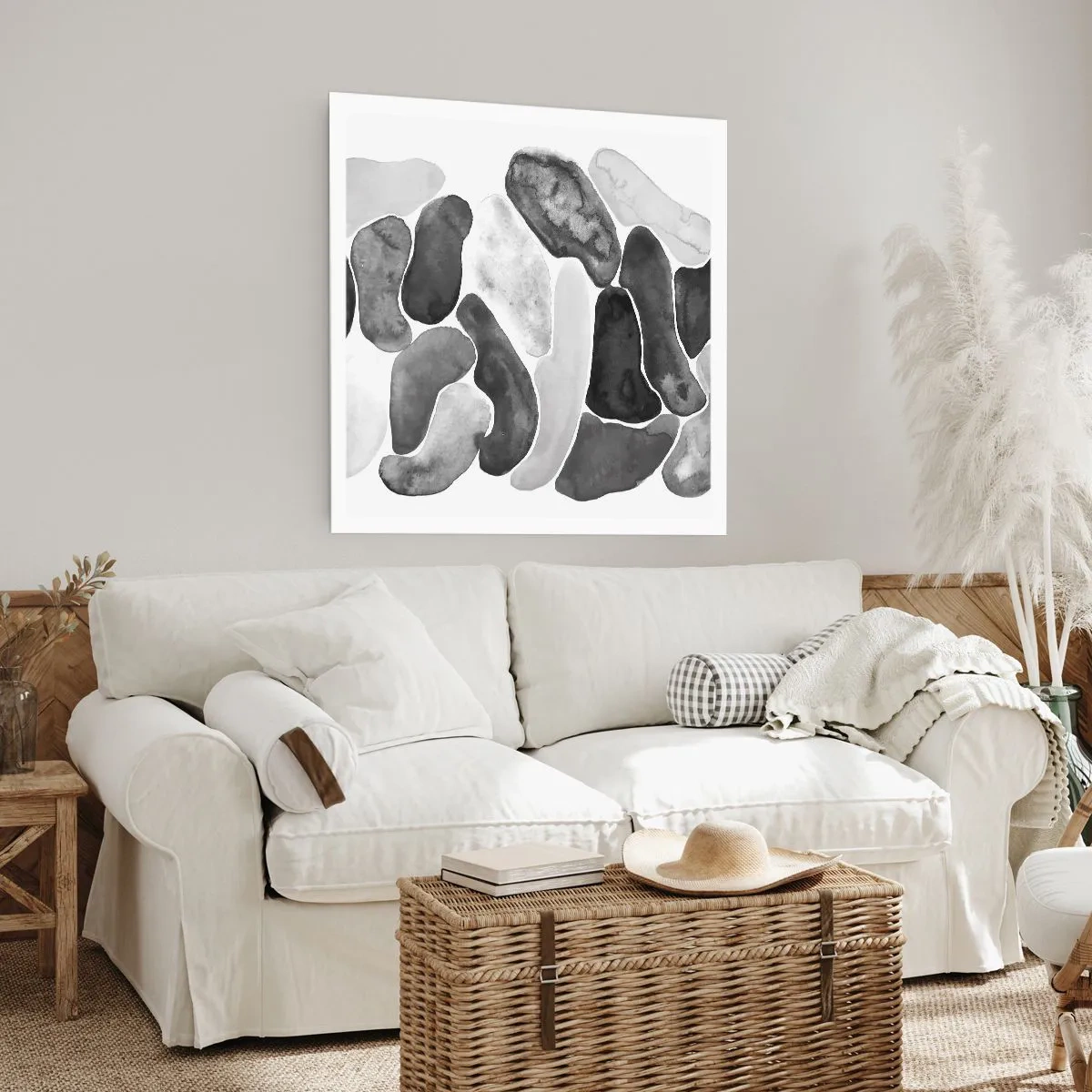 Poszter - Köves absztrakció - 60x60 cm