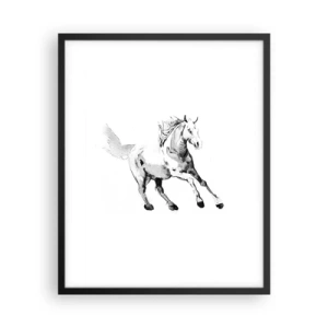 Poszter fehér keretben - Megszelídíthetetlen lélek - 40x50 cm