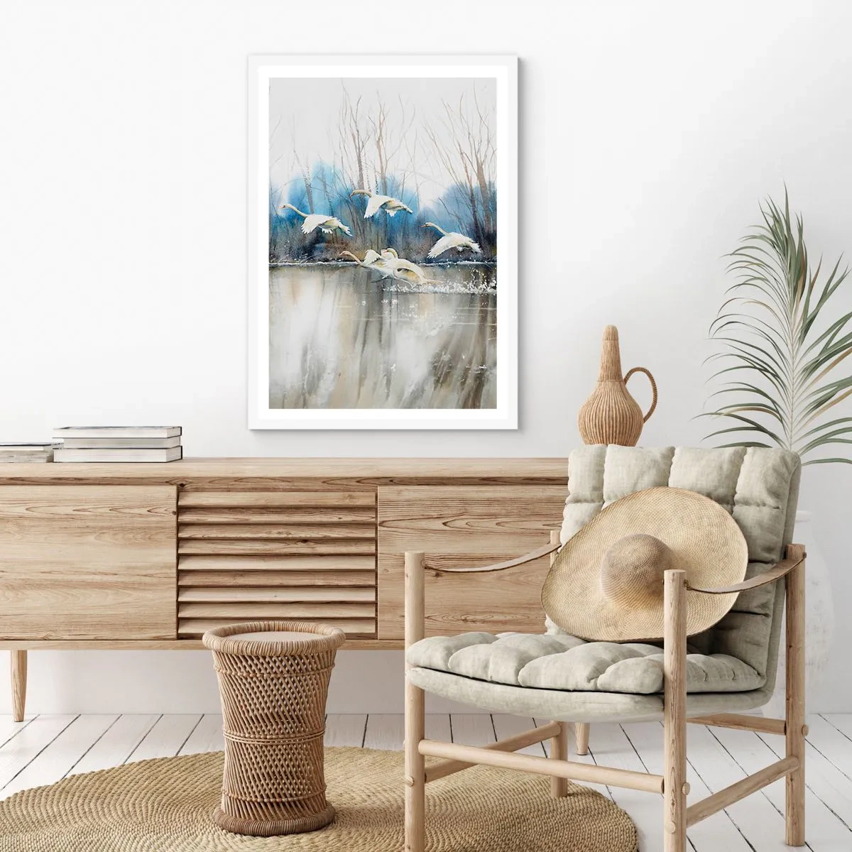 Poszter fekete keretben - Mint a vadhattyúkról szóló mesében - 70x100 cm