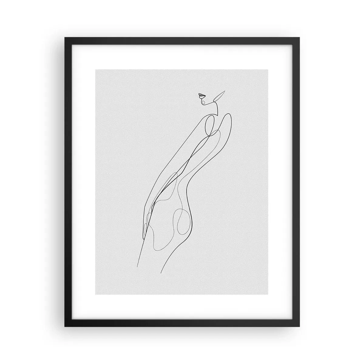 Poszter fehér keretben - Csak egy ígéret - 40x50 cm