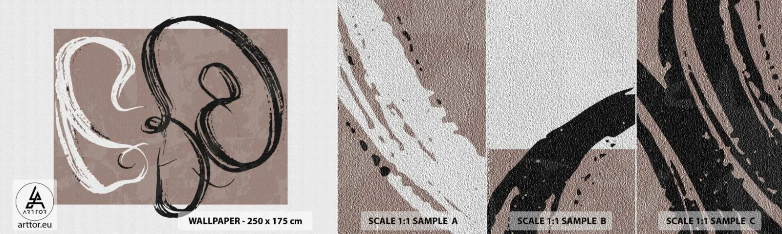 Fotótapéta Minta Premium Sand - Kompozíció - a teljesség keresése - Minimalizmus, Darab, Absztrakció - 100x30 cm
