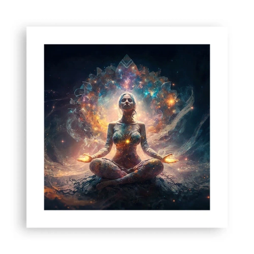 Poszter - A jó energia áramlása - 40x40 cm